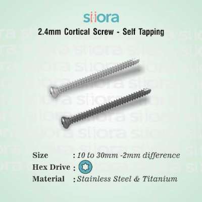 2.4mm Cortical Screw – Self-Tapping Star Drive Profile Picture