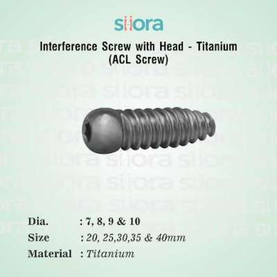 Interference Screw with Head - Titanium(ACL Screw) Profile Picture