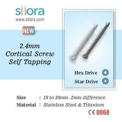 2.4 mm Cortical Screw Self Tapping Profile Picture