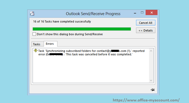Www.office.com/setup Activation Process : How to resolve Microsoft Outlook Send Receive Error?
