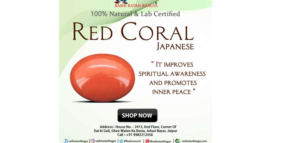 Buy precious Japanese Red coral Gemstone online at best price