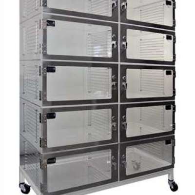 10 Door Cleatech Desiccator Cabinet, ESD Safe PVC Transparent, 48W” x 24D” x 60H” Profile Picture