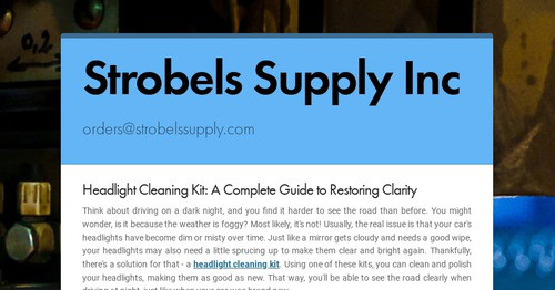 Strobels Supply Inc | Smore Newsletters