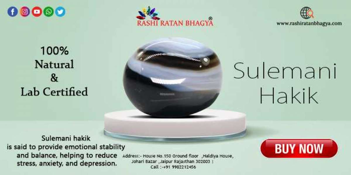 Buy Certified Sulemani Hakik Stone from RashiRatanBhagya