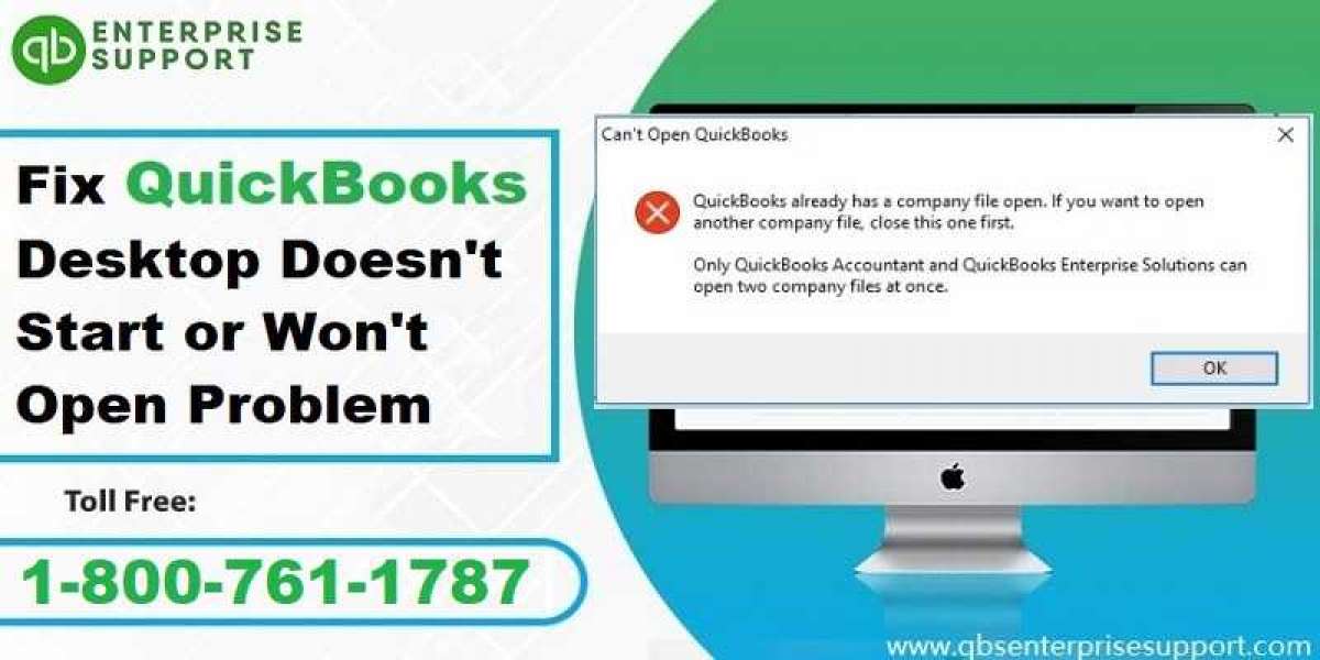 QuickBooks Desktop won't Error - How to Fix It?