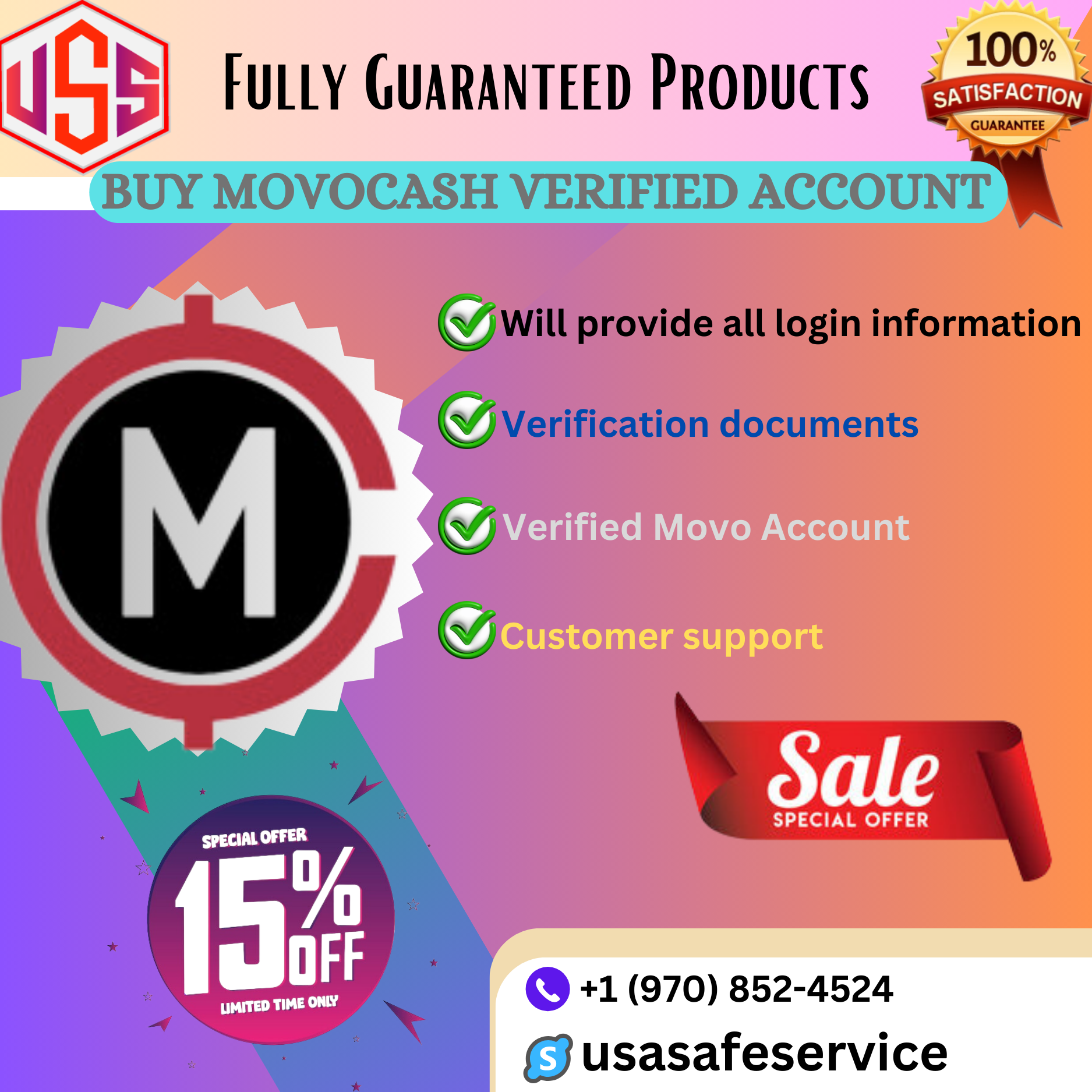 Buy MovoCash Verified Account - 100% Fully Verified Account.