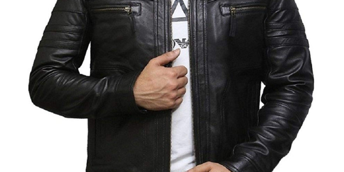Sleek, Bold, Timeless: The Language of Men Real Leather Jacket