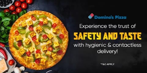 Dominos Coupon Code & Offers | Up to 50% Off on Pizza