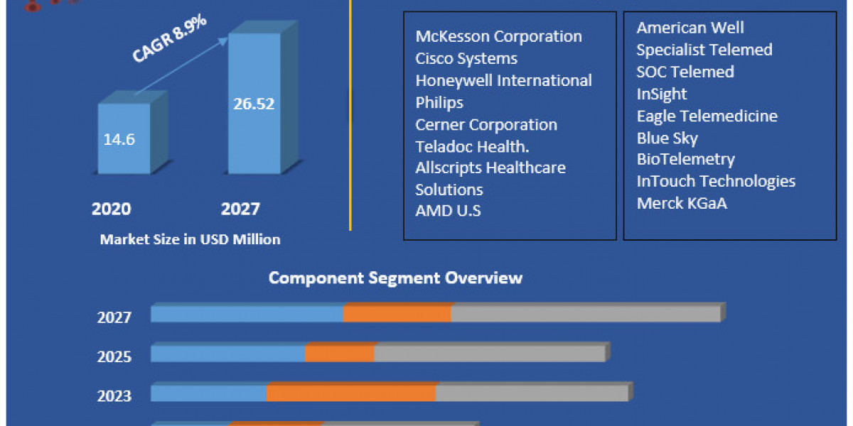 US Telemedicine Market Aiming for 8.9% Growth by 2027