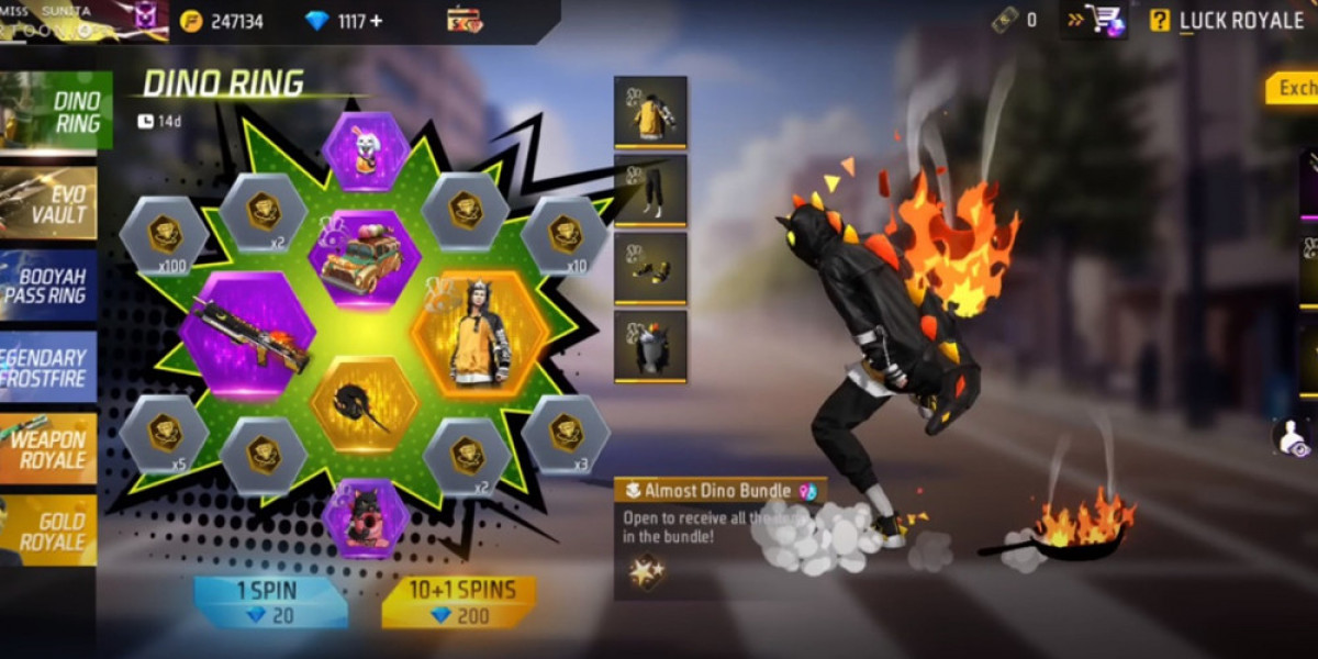 Win the Almost Dino Bundle in Free Fire Max's Dino Ring Event