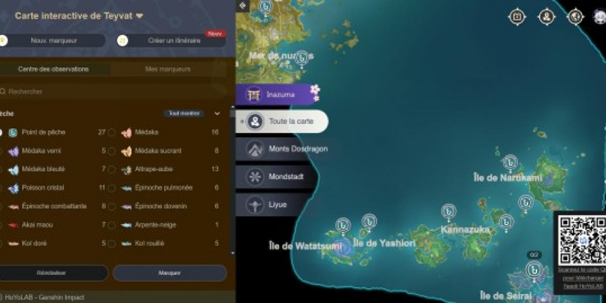 Guide Carte Interactive Genshin Impact : Exploration 100% et Farming