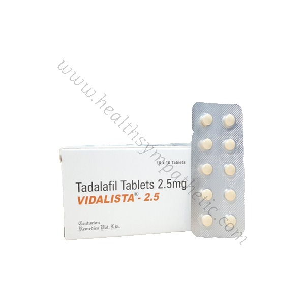 Buy Vidalista 2.5 MgTadalafil | Excellent Quality | Shop Now