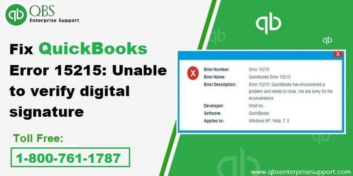 Troubleshooting Guide to Resolve QuickBooks Error 15215