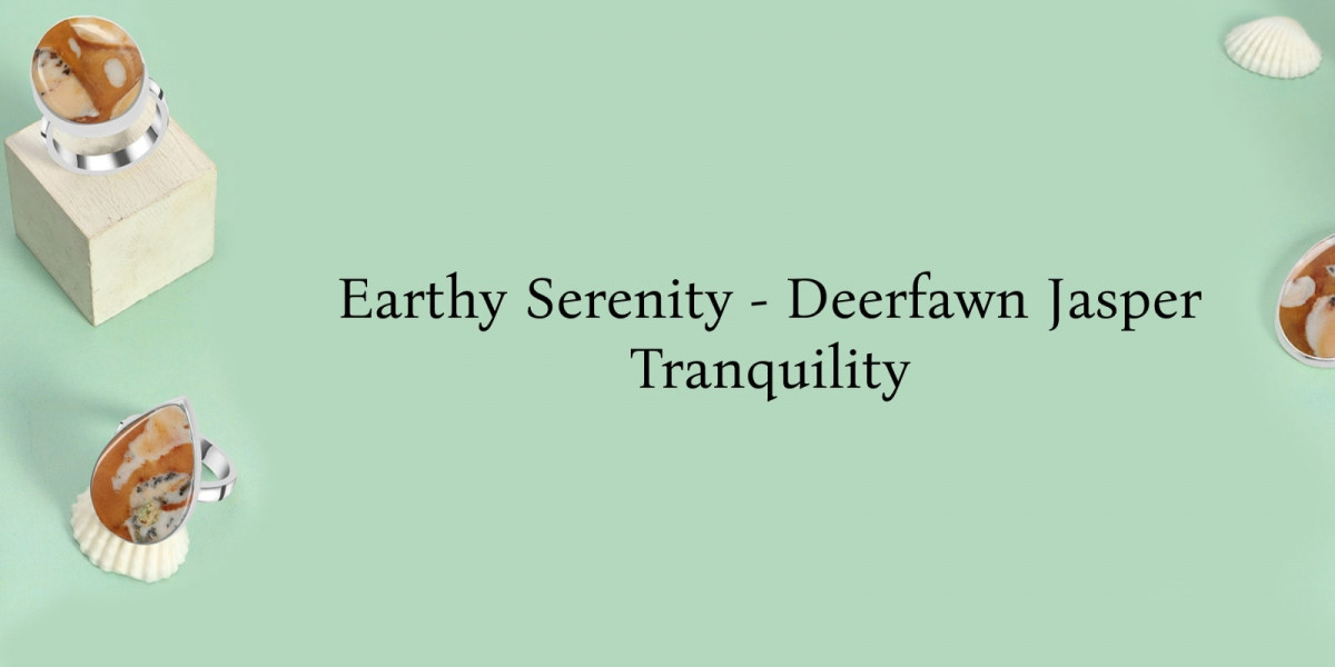 Deerfawn Jasper Tranquility: Nature's Art in Earthy Tones