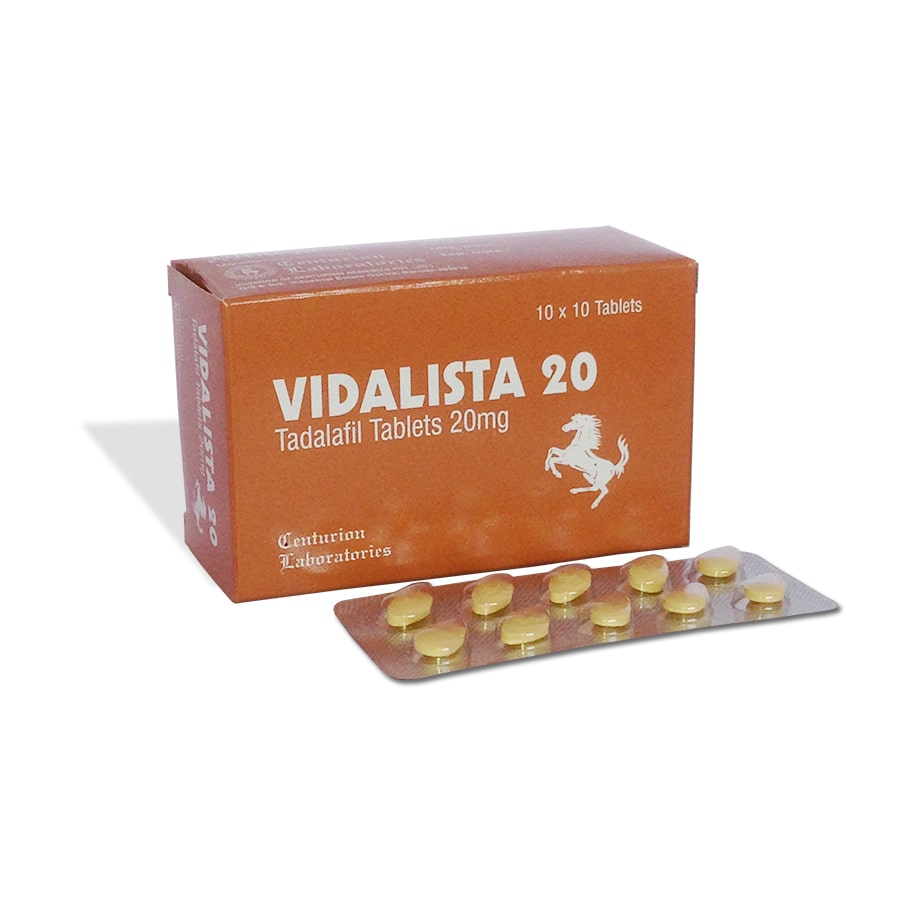 Vidalista 20mg - Night Exoneration Treatment | Tadalafil