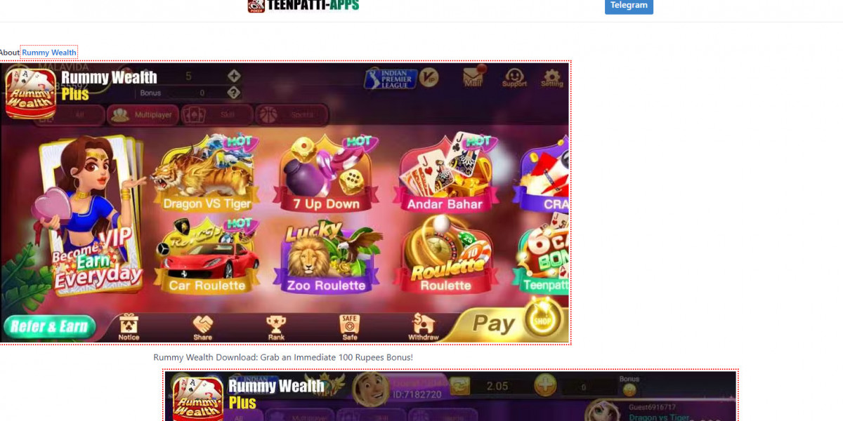 Elevate Your Gaming Experience with Rummy Wealth: Claim Your ₹100 Bonus Now