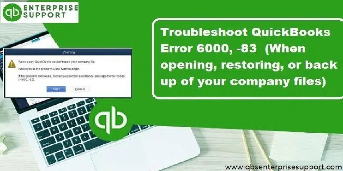 How to Troubleshoot QuickBooks Error 6000, 83?