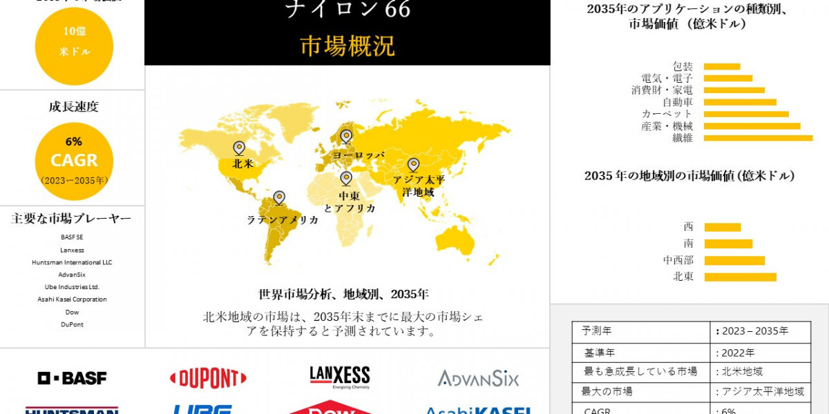 ナイロン66産業動向、洞察、分析概要 - 2023-2035年予測