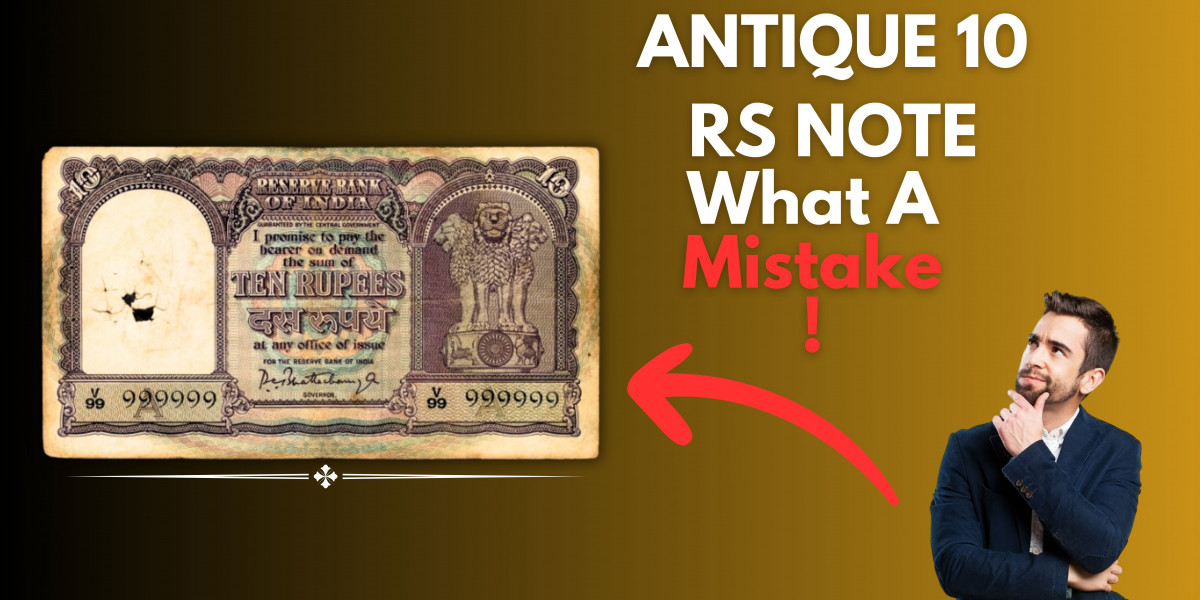 ANTIQUE 10 RS NOTE: What A Mistake!