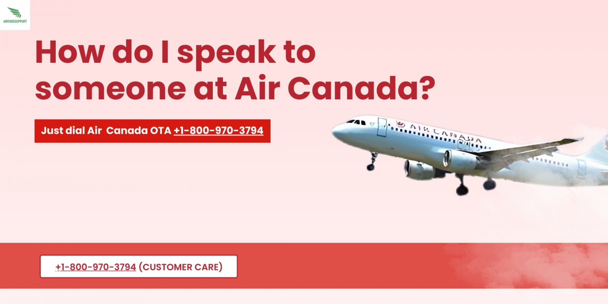 How do I speak to someone at Air Canada?