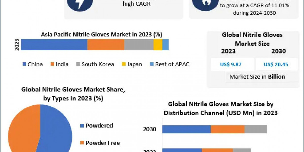 Nitrile Gloves Market Segmentation, Analysis, Future Plans and Forecast 2030