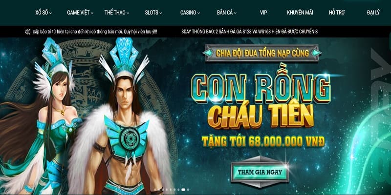 Casino 8Day - Sảnh Cá Cược Xanh Chín Của Mọi Bet Thủ