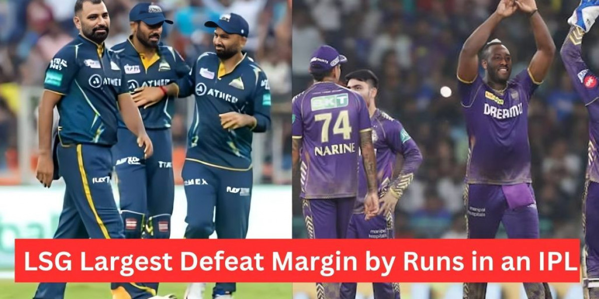 LSG Largest Defeat Margin by Runs in an IPL