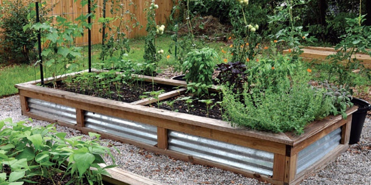 Corrugated Metal Raised Beds