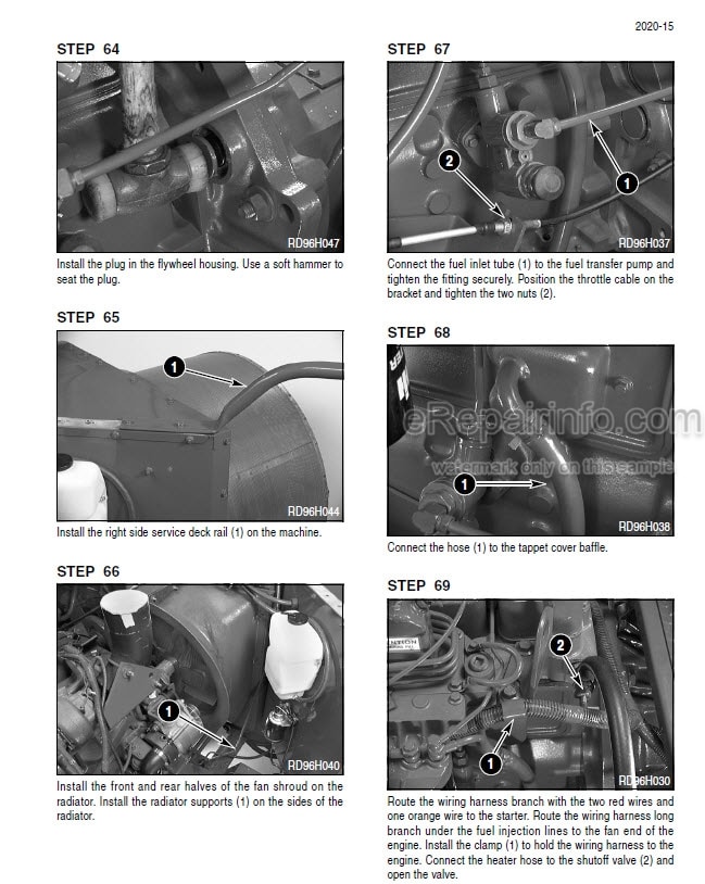 Case 2377 2388 2577 2588 Service Manual Combine 84125893