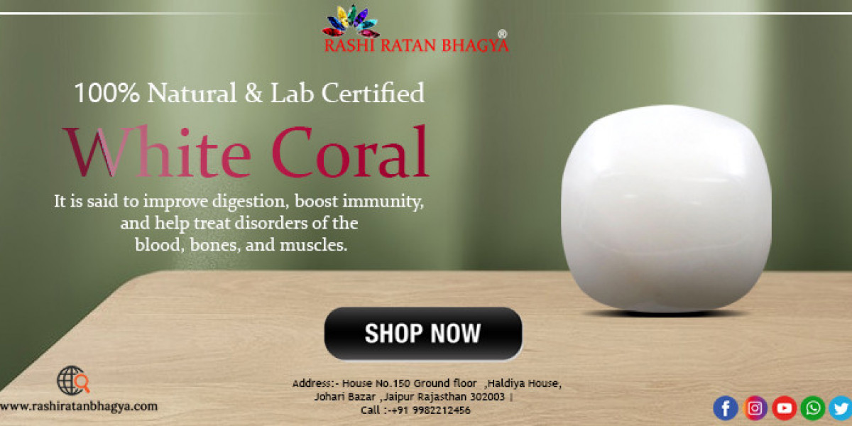 Get White Coral Stone Online from Rashi Ratan Bhagya