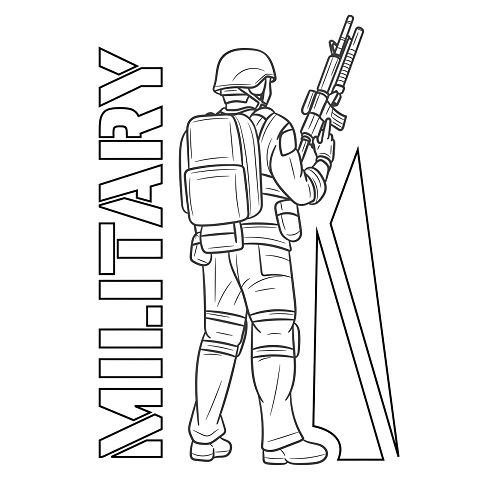 30+ Military Coloring Pages - Free and Printable