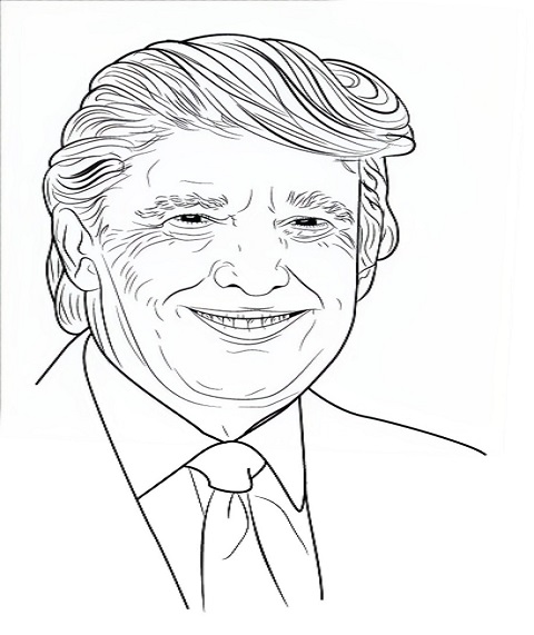 Donald Trump Coloring Pages - 50+ Images Download Free