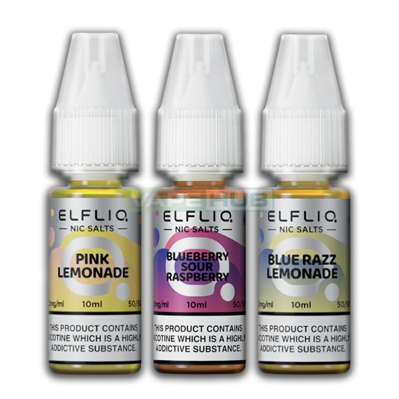 ElfLiq Nic Salts E-Liquid By Elf Bar | 5 Nic Salts for £10