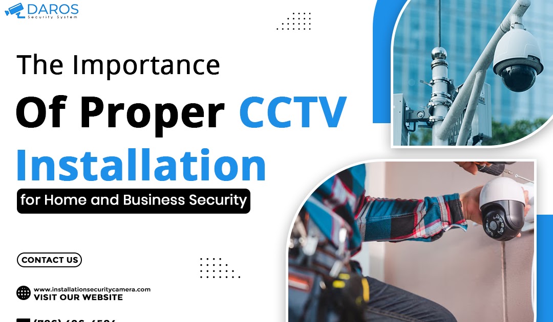 The Importance of Proper CCTV Installation for Home and Business Security