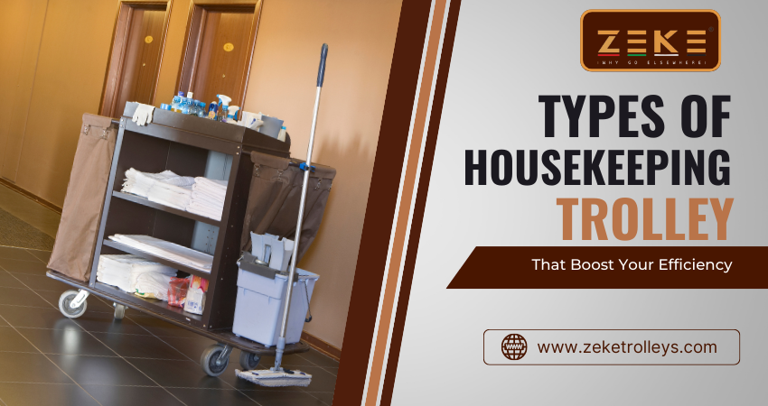 Types Of Housekeeping Trolley That Boost Your Efficiency