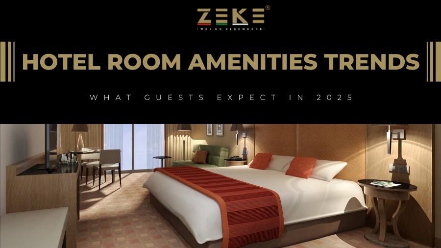 Hotel Room Amenities Trends: What Guests Expect In 2025