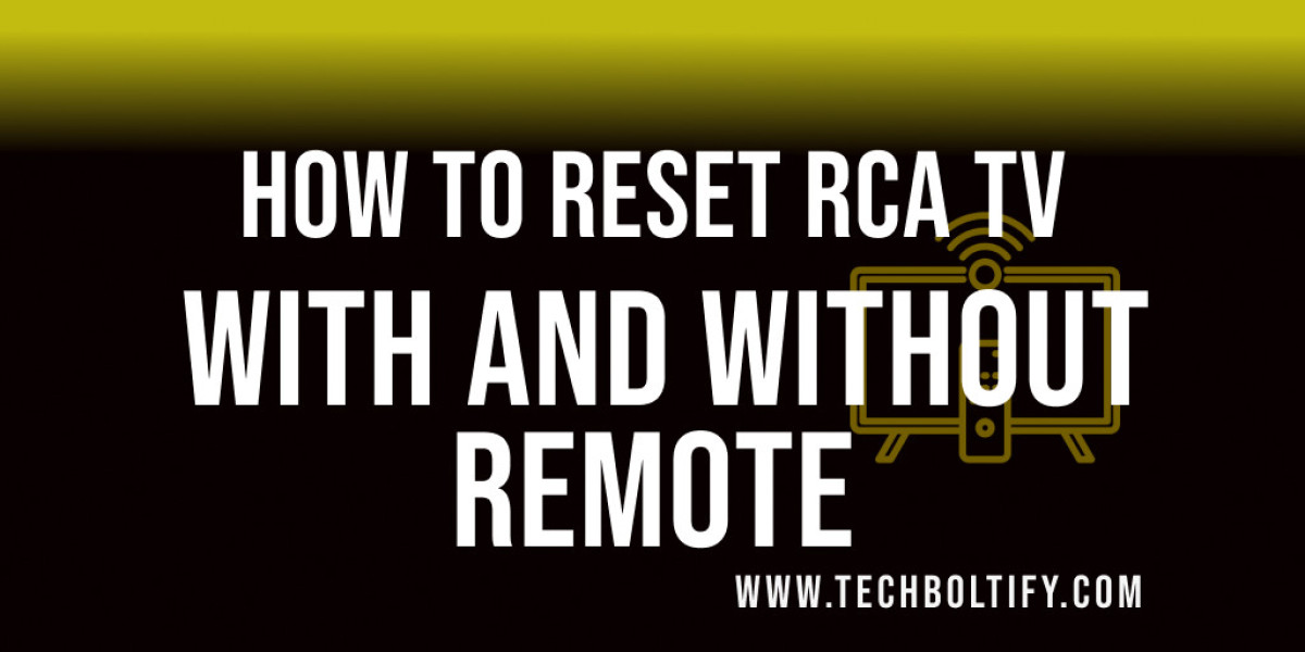 How do you perform a factory reset on an RCA TV using the remote?