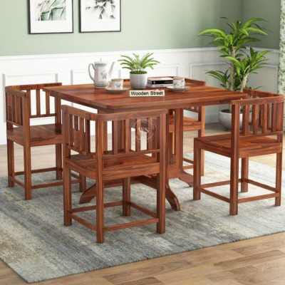 Wooden 4 Seater Dining Table – Perfect for Daily Use Profile Picture