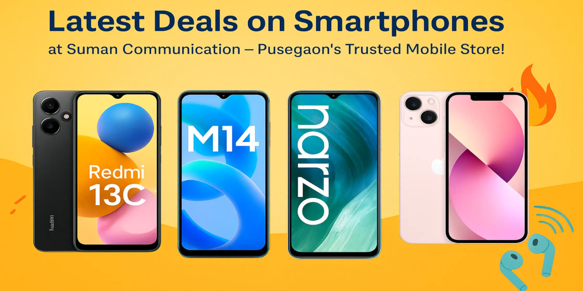 Latest Deals on Smartphones at Suman Communication – Pusegaon's Trusted Mobile Store!