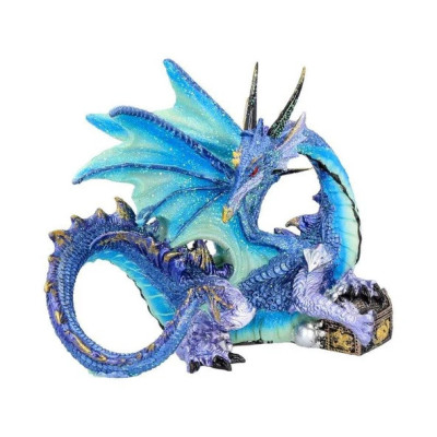 Piasa Sky Blue and Violet Small Fantasy Dragon Figurine Profile Picture