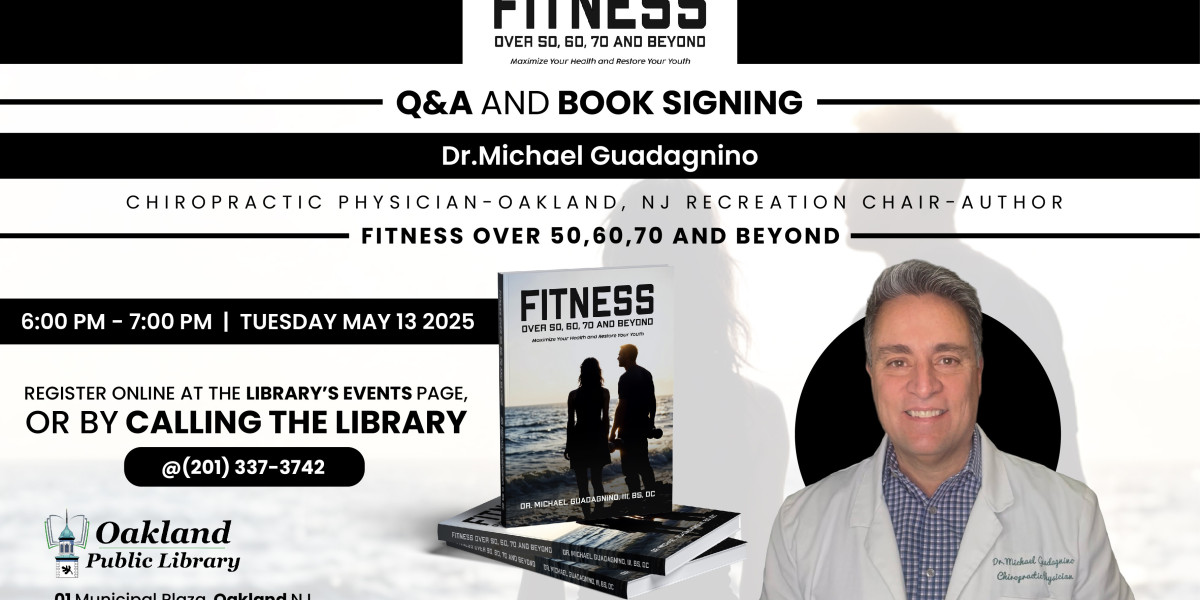 Book Launch & Signing with Dr. Michael Guadagnino III – Fitness Over 50, 60, 70 and Beyond | May 13, 2025