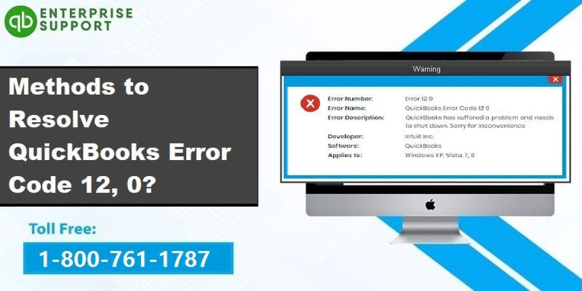 How to Fix QuickBooks Error Code 12, 0?