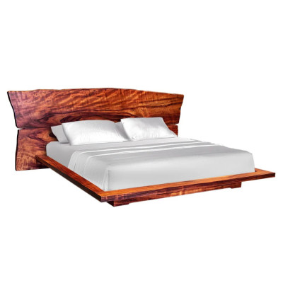 Luxury Koa Bed Made from Solid Hawaiian Wood – Freeform Design Profile Picture