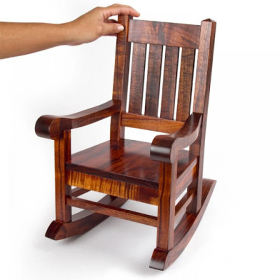 Menehune-Size Rocking Chair—Koa Wood Furniture Profile Picture