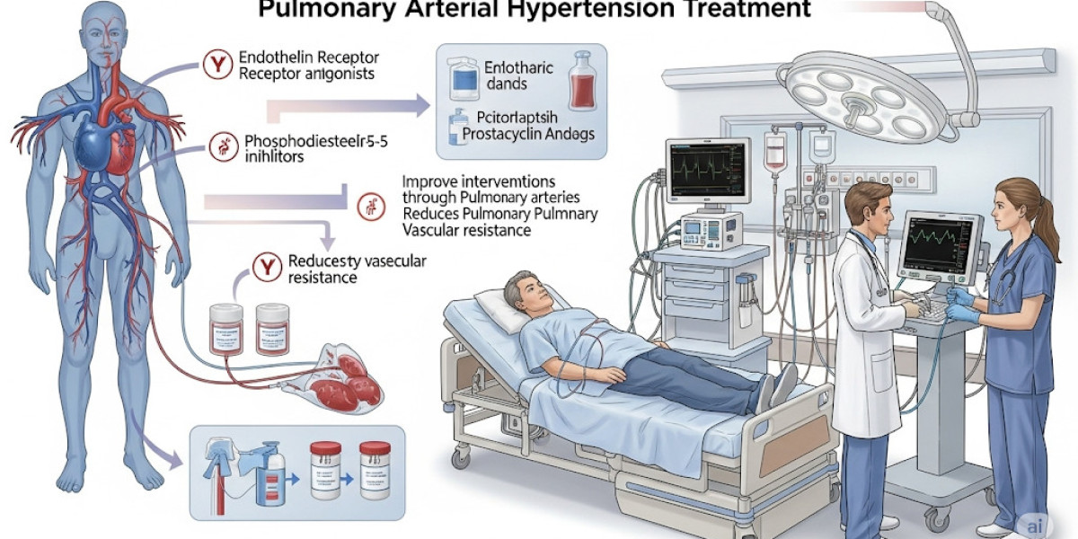 Pulmonary Arterial Hypertension Treatment Market Forecast Shows Steady Growth at 2.3% CAGR