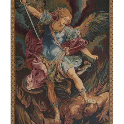 St. Michael European Woven Jacquard Wall Tapestry Profile Picture