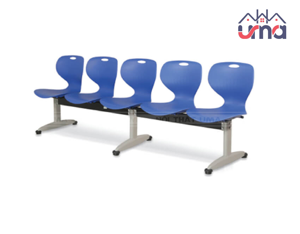 Ghế Phòng Chờ Nhựa 5 Chỗ Ngồi Hiện Đại GPC005 - UMA