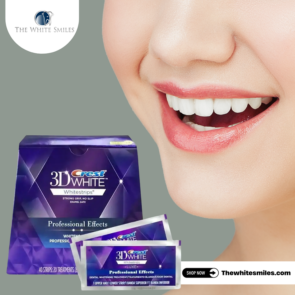 Fast-Acting crest whitestrips for Noticeably Whiter Teeth
