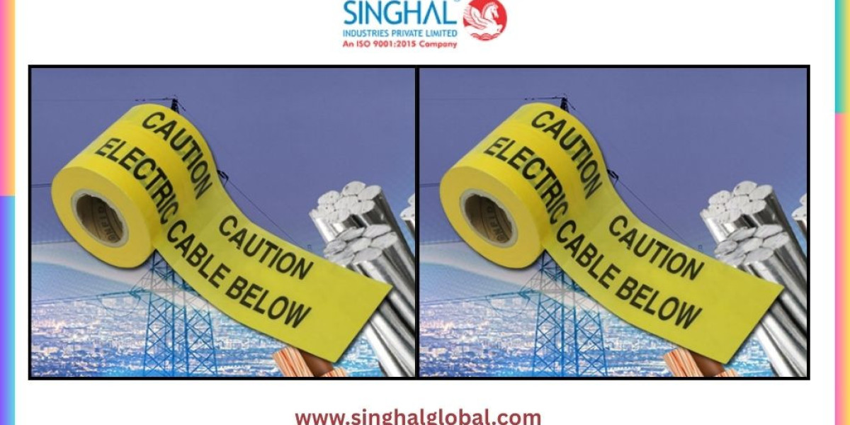 Safety Underground Warning Tape Helps Protect Pipecable And Cables