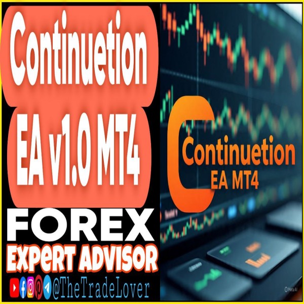 Continuation EA v1.0 MT4 (Works on Build 1441+) | Forex Robot | MT4 Expert Advisor - The Trade Lovers